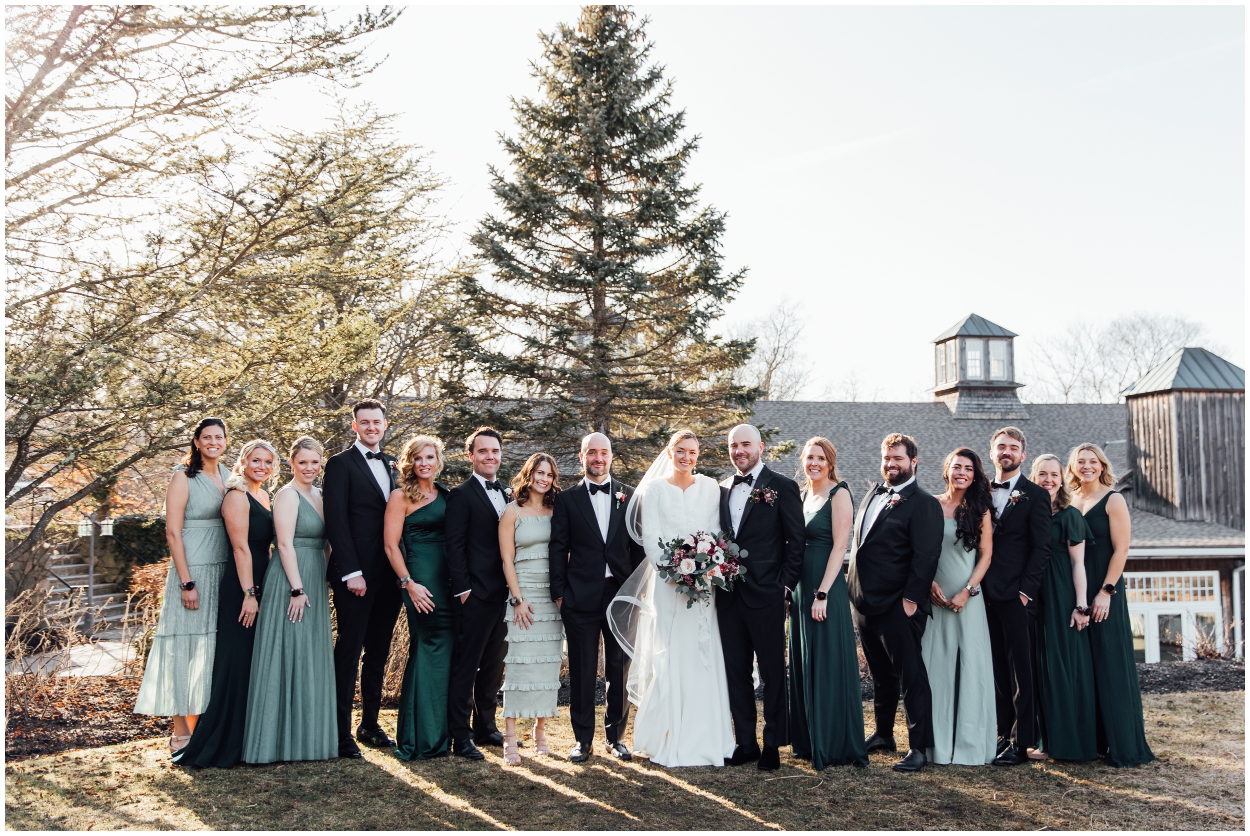 wedding party at red lion inn